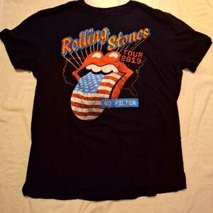 Vintage Rolling Stones 2019 Concert Tee Size XL No Filter Tour